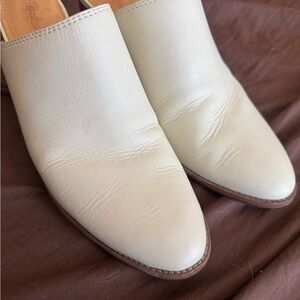 Madewell Elegant Cream Women's Mules